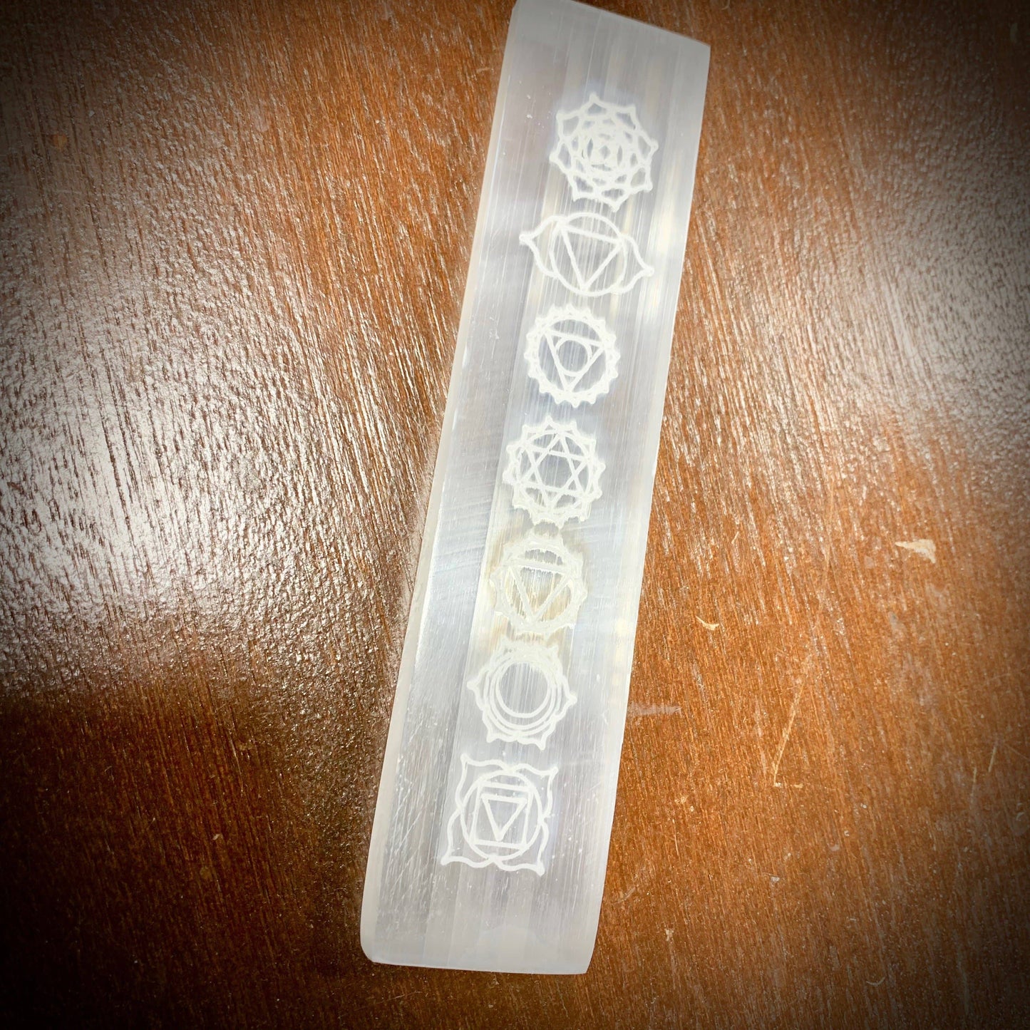 Selenite Chakra Plate