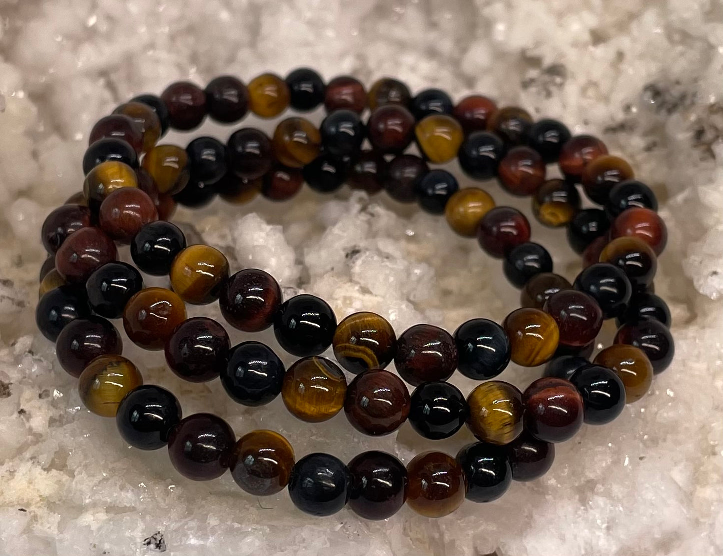 Multi Tigers Eye Crystal Bracelet