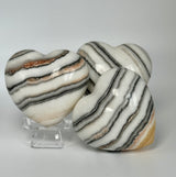 Zebra Calcite Heart