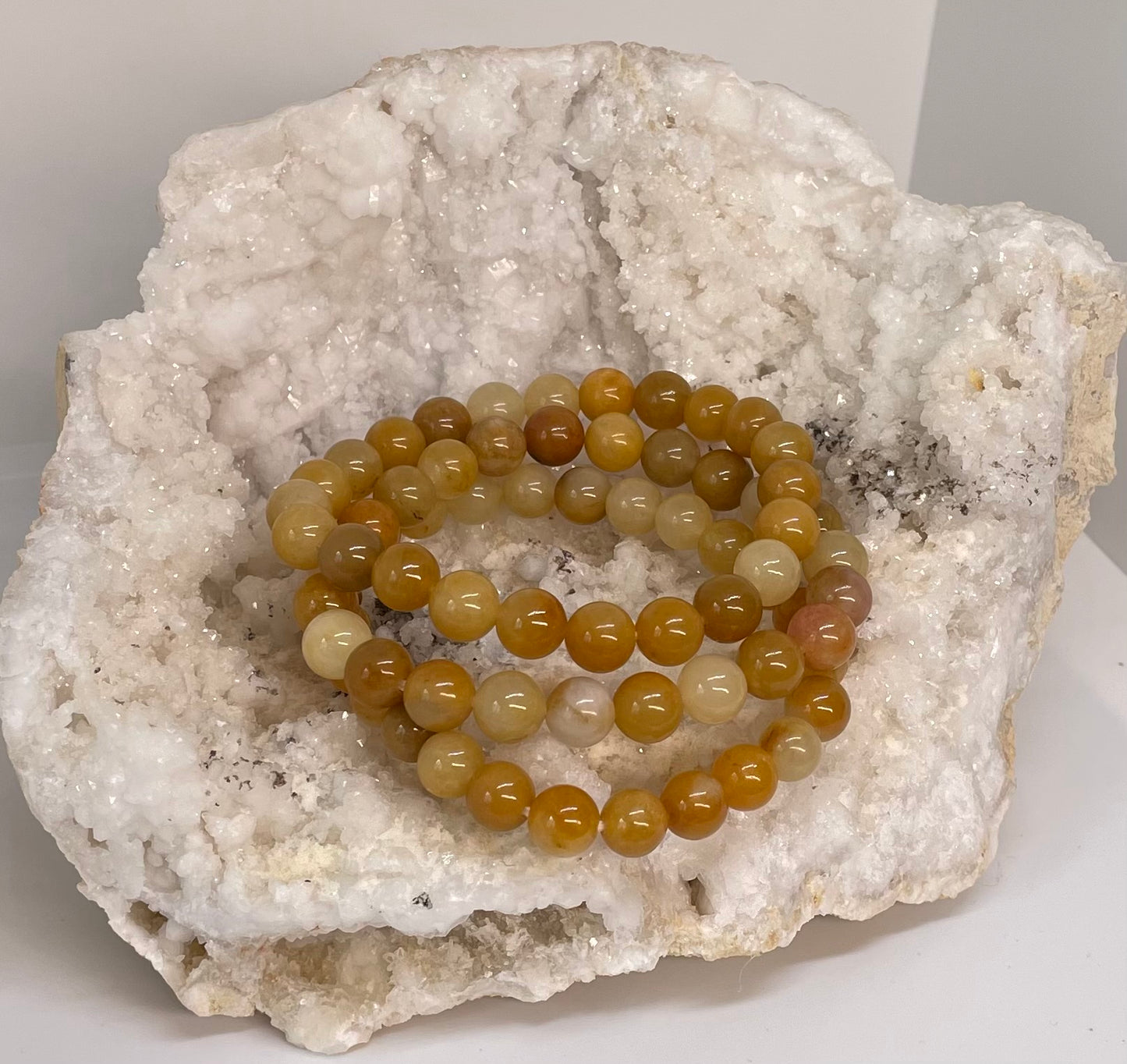 Golden Healer Quartz Crystal Bracelet