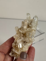 Pink Lemurian Needle Quartz Cluster - MCL16