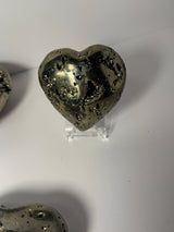 Pyrite Crystal Heart