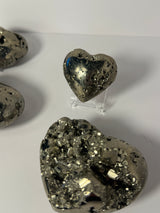 Pyrite Crystal Heart