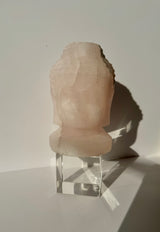 Rose Quartz Buddha Head