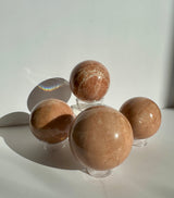 Peach Moonstone Sphere