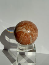 Peach Moonstone Sphere