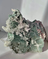 Pink Lemurian Quartz on Chlorite