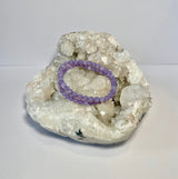 Lavender Moon Quartz 4mm Bracelet