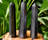 Black Tourmaline Tower Obelisk ~ Black Tourmaline Point