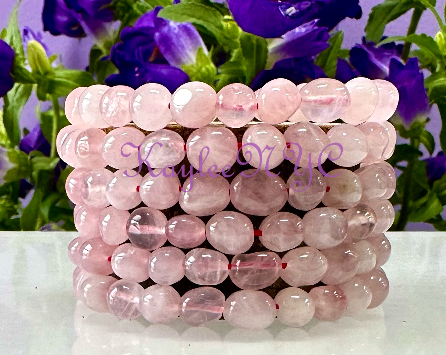 Rose Quartz Tumble Bracelet