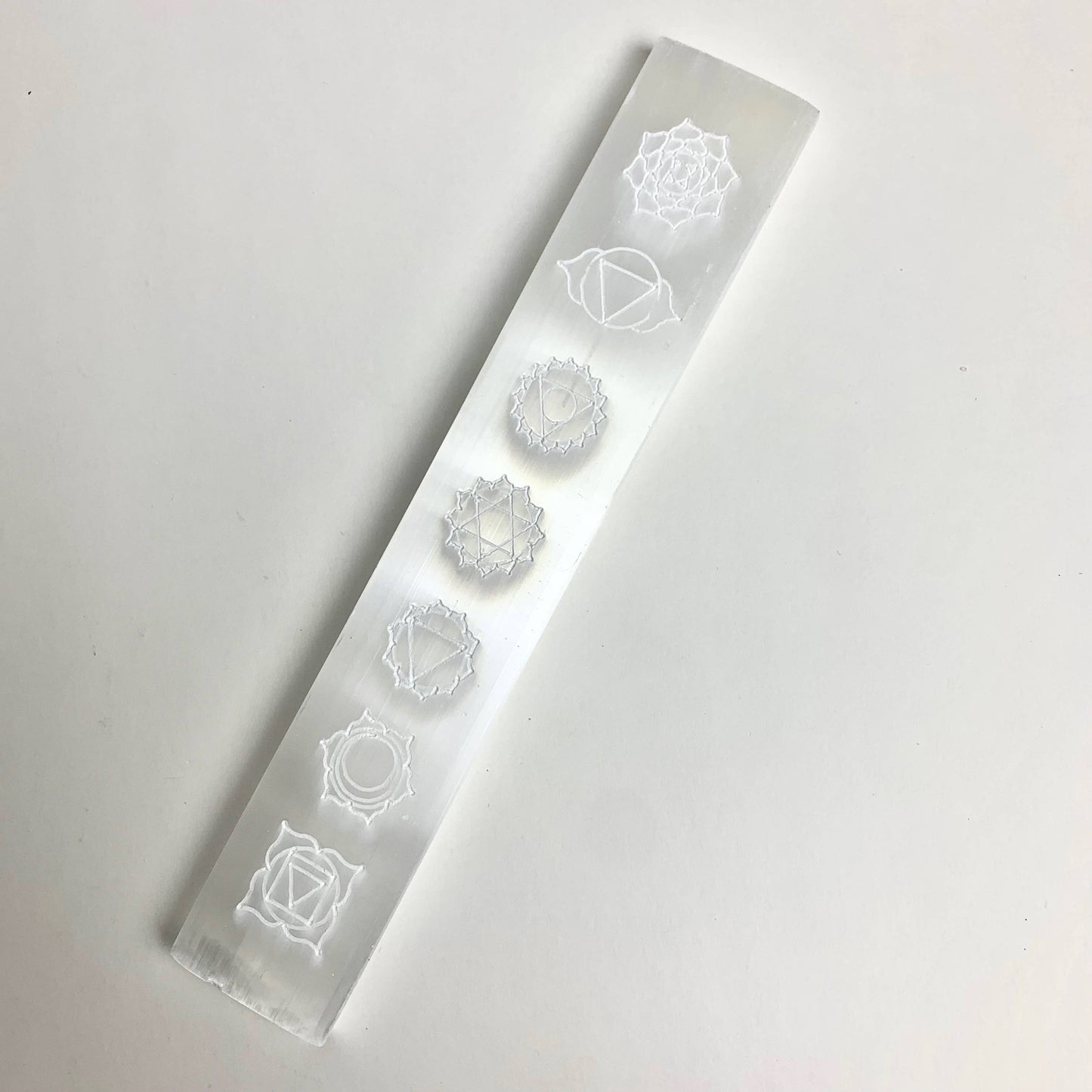 Selenite Chakra Plate