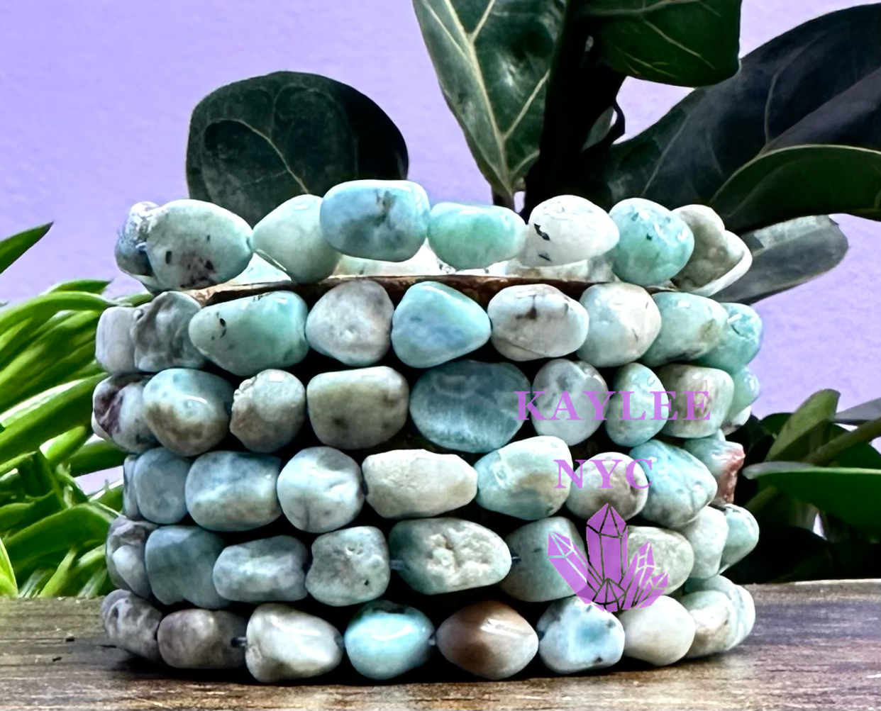 Larimar Tumble Bracelet